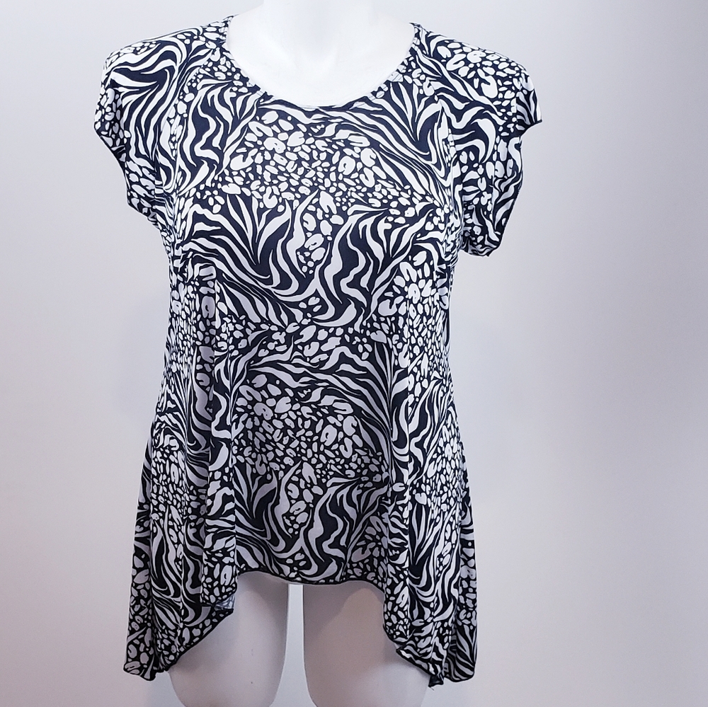 💥3for$20💥 Plus size black white top